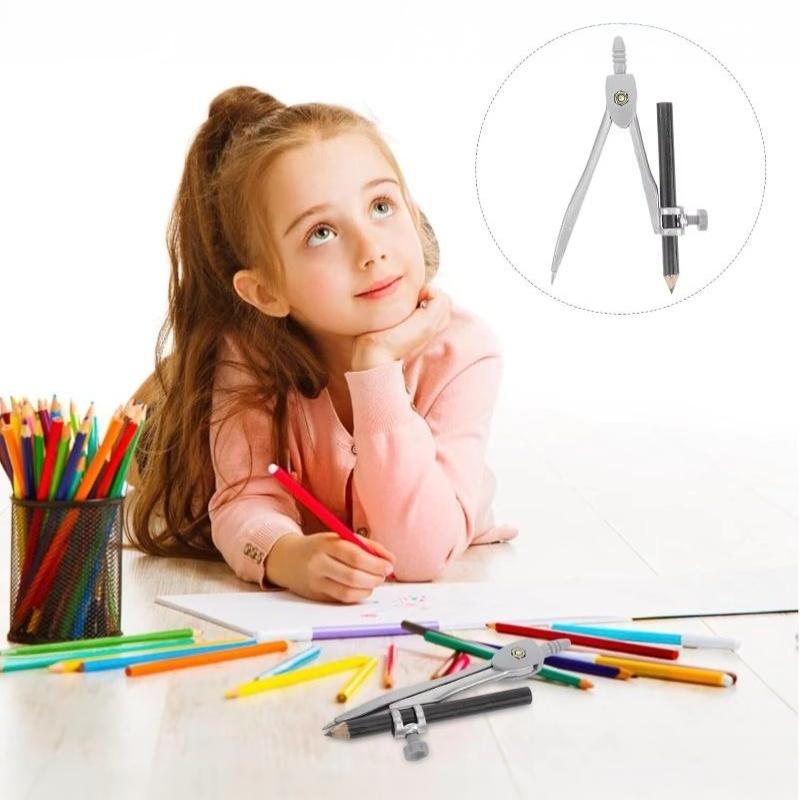 Set di compassi in metallo con - Math Geometry Set With Compass recensione e prezzo