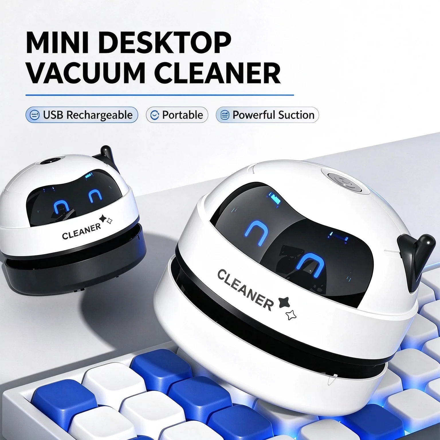 Mini Aspirapolvere da Tavolo P - Mini Desktop Vacuum Cleaner For Eraser Dust recensione e prezzo