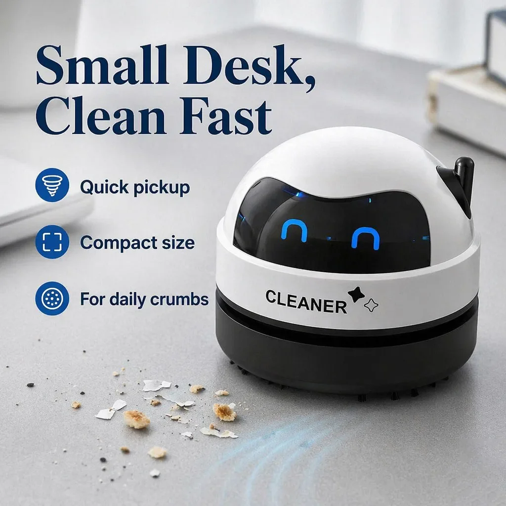 Mini Aspirapolvere da Tavolo P - Mini Desktop Vacuum Cleaner For Eraser Dust recensione e prezzo